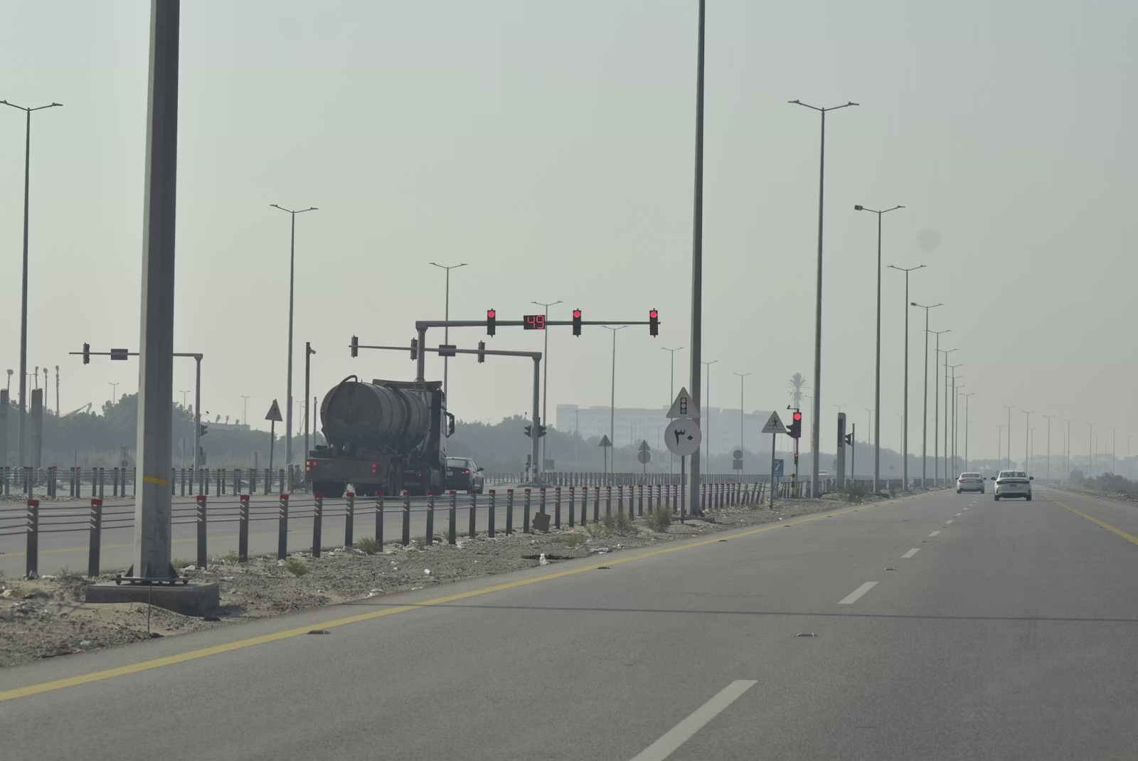 Freight truck on the road